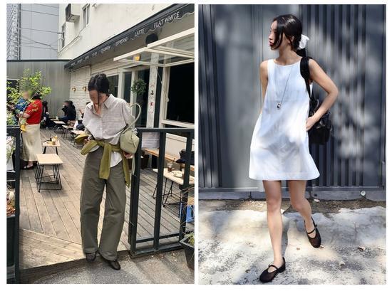 他们怎么都开始放弃厚底鞋，选择越来越薄的薄底鞋(图14)