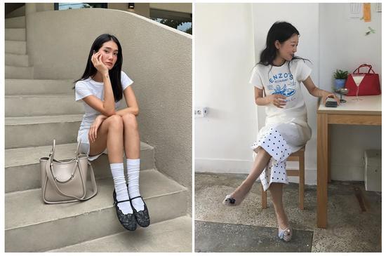 他们怎么都开始放弃厚底鞋，选择越来越薄的薄底鞋(图16)