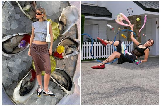 他们怎么都开始放弃厚底鞋，选择越来越薄的薄底鞋(图25)