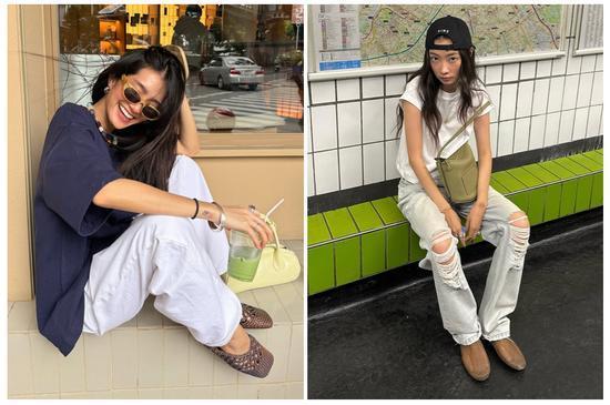 他们怎么都开始放弃厚底鞋，选择越来越薄的薄底鞋(图17)