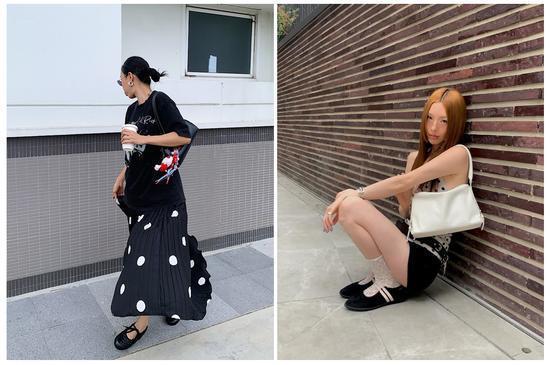 他们怎么都开始放弃厚底鞋，选择越来越薄的薄底鞋(图24)