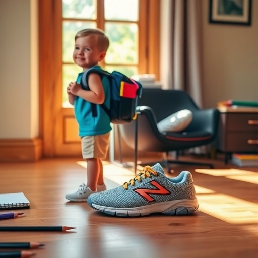 开学换新装：儿童护脊书包同款搭配，校园运动鞋这样选才减负