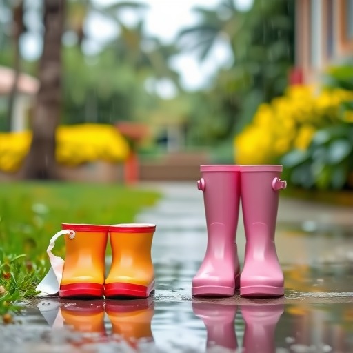 孩子见了水坑就想踩？选对儿童雨鞋，把梅雨季变游乐场