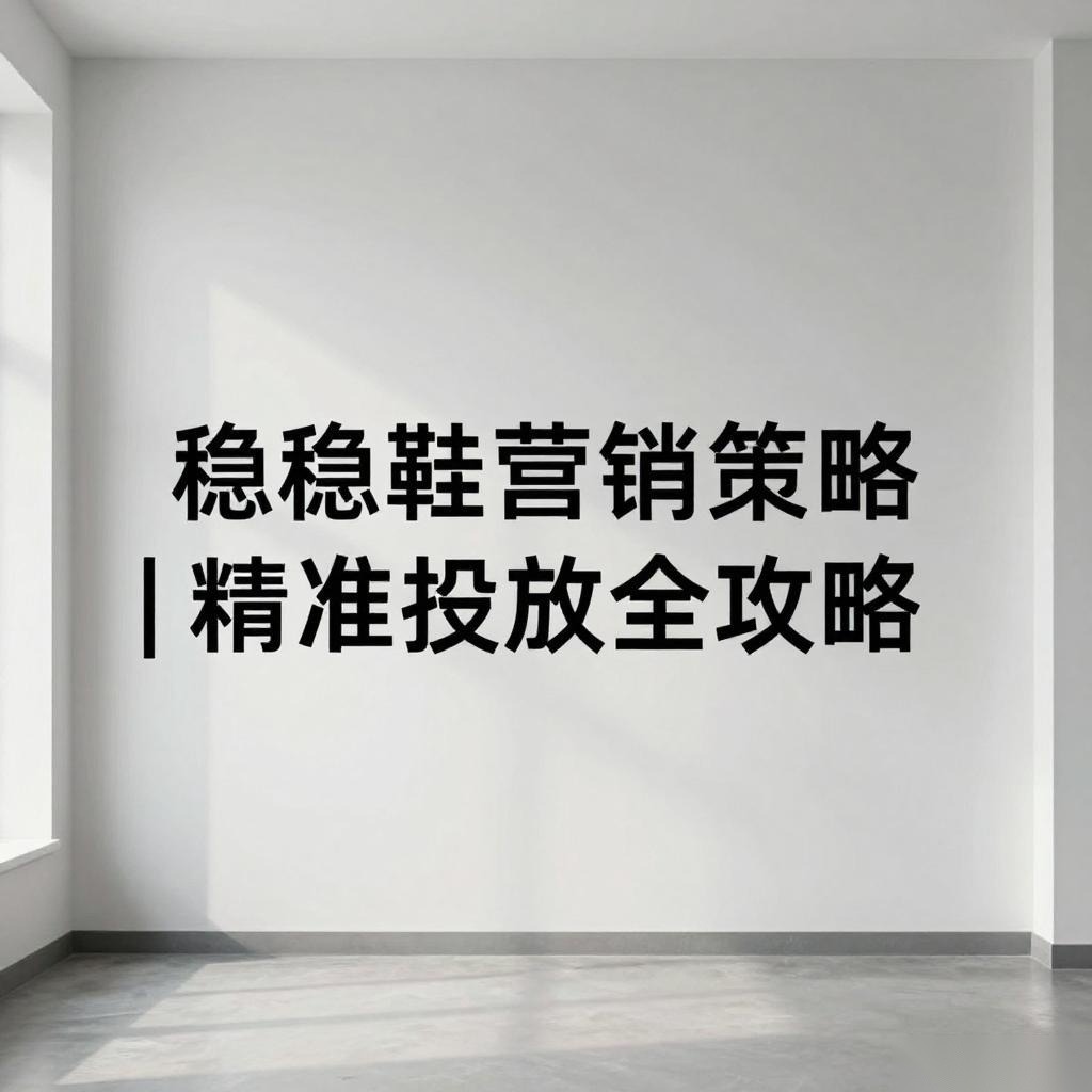 稳稳鞋营销策略｜精准投放全攻略