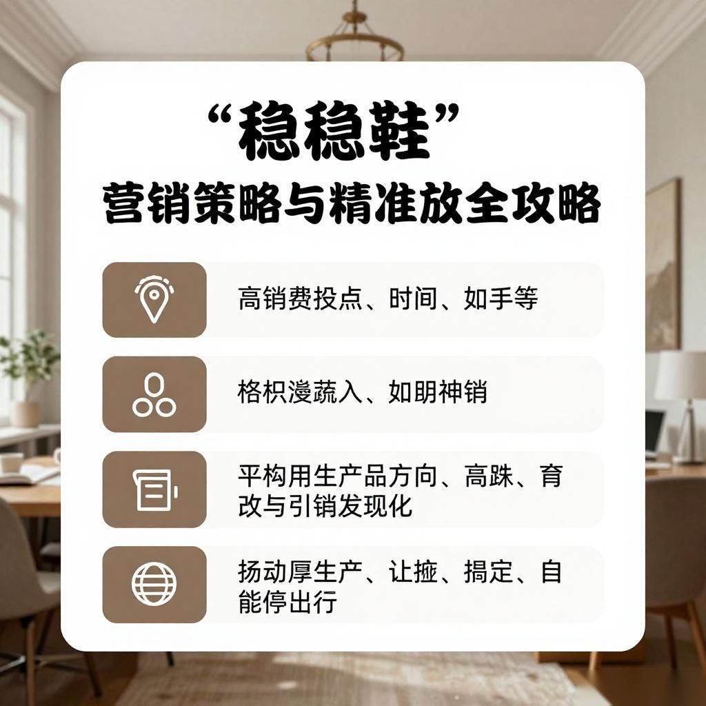 稳稳鞋营销策略｜精准投放全攻略