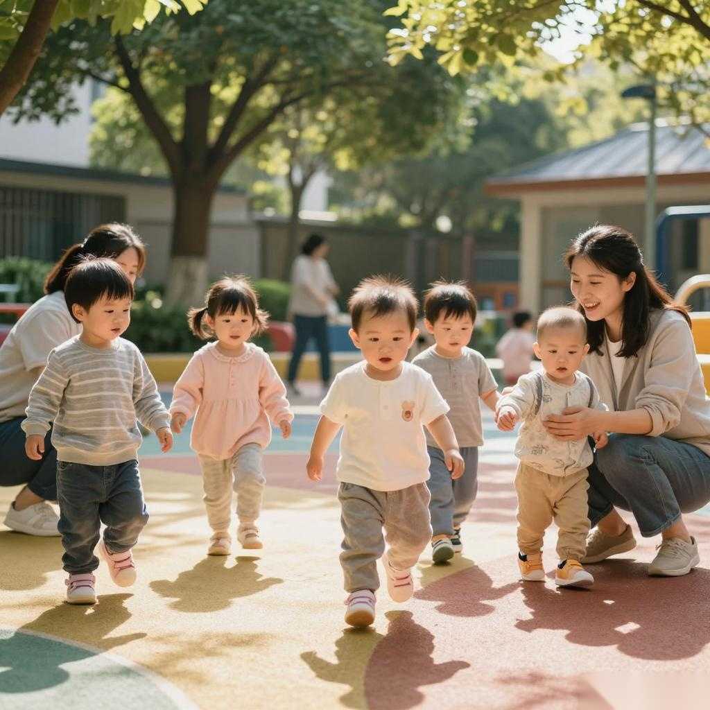 江陵公立托育园开创0-3岁婴幼儿看护新模式，防滑学步鞋提升安全保障