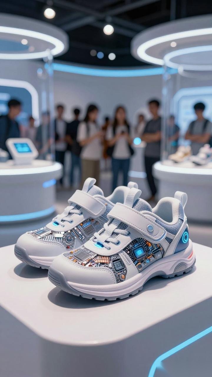 CEF具身智能展区：AI守护童鞋与儿童定位鞋安全对比