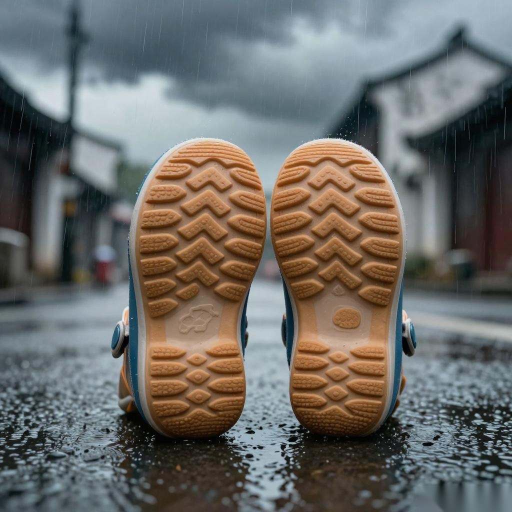 江南强降雨选防滑童鞋：橡胶vsTPR怎么挑？