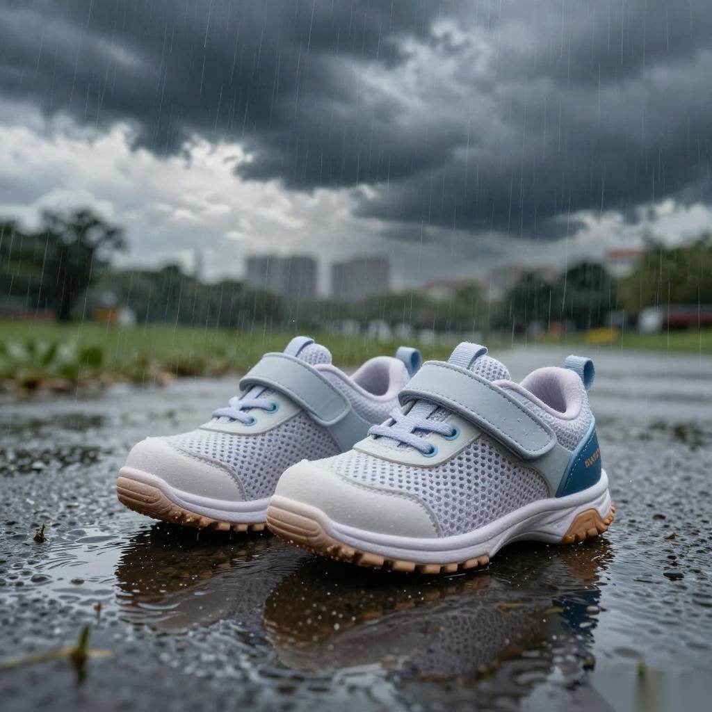 江西暴雨龙卷风频发，学步鞋防滑性能成关键