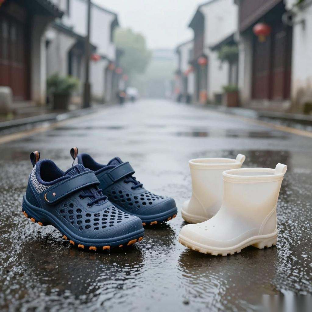 江南强降雨防滑童鞋：10级雷暴天气下的救命稻草