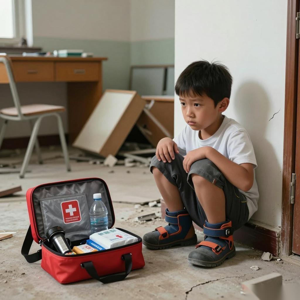 新疆4.5级地震敲响警钟，防震童鞋成家庭应急包新标配？