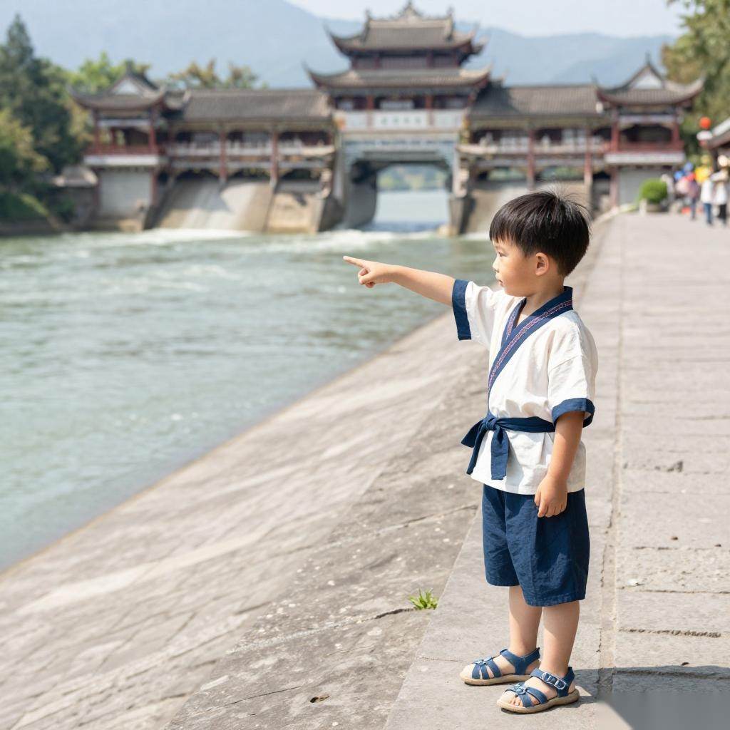 都江堰放水节亲子游怎么穿？儿童凉鞋与非遗穿搭推荐