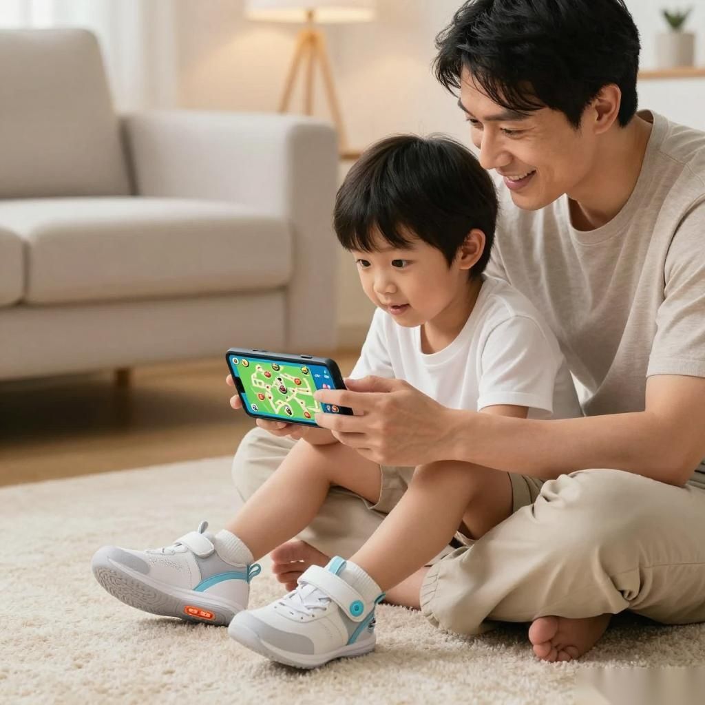 安踏智能体感鞋，防丢监控，亲子游戏，4-10岁儿童必备？