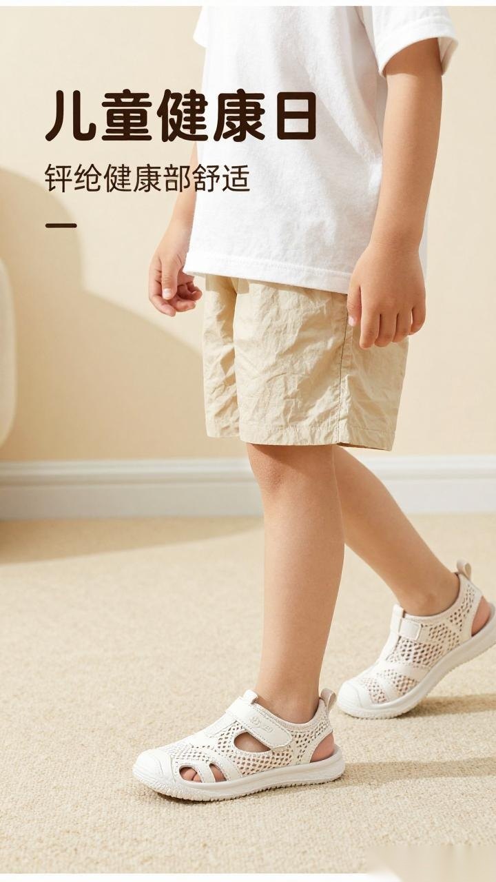 儿童健康日选透气童鞋，避免足部问题！