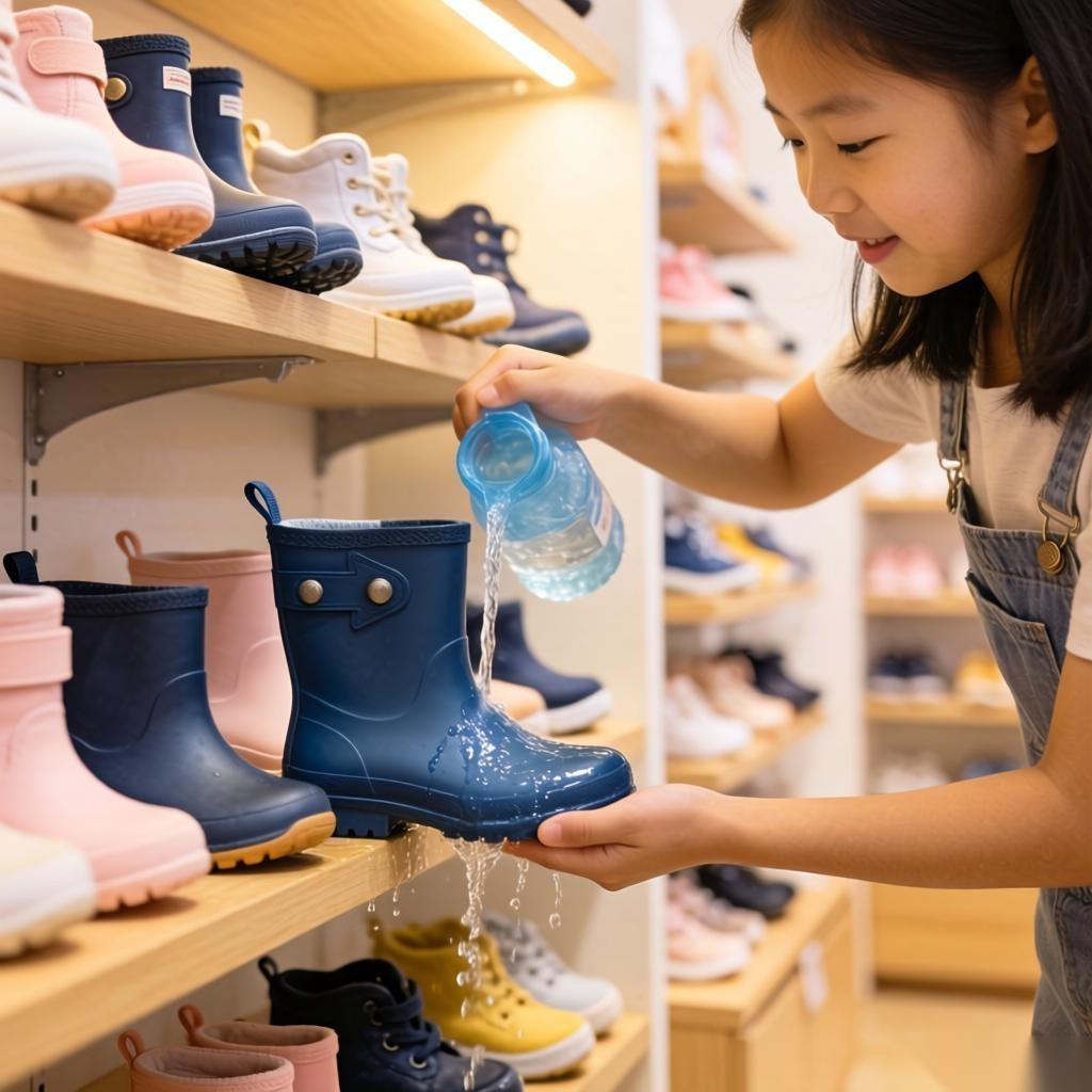 华南暴雨儿童雨鞋怎么选？防水防滑是关键！