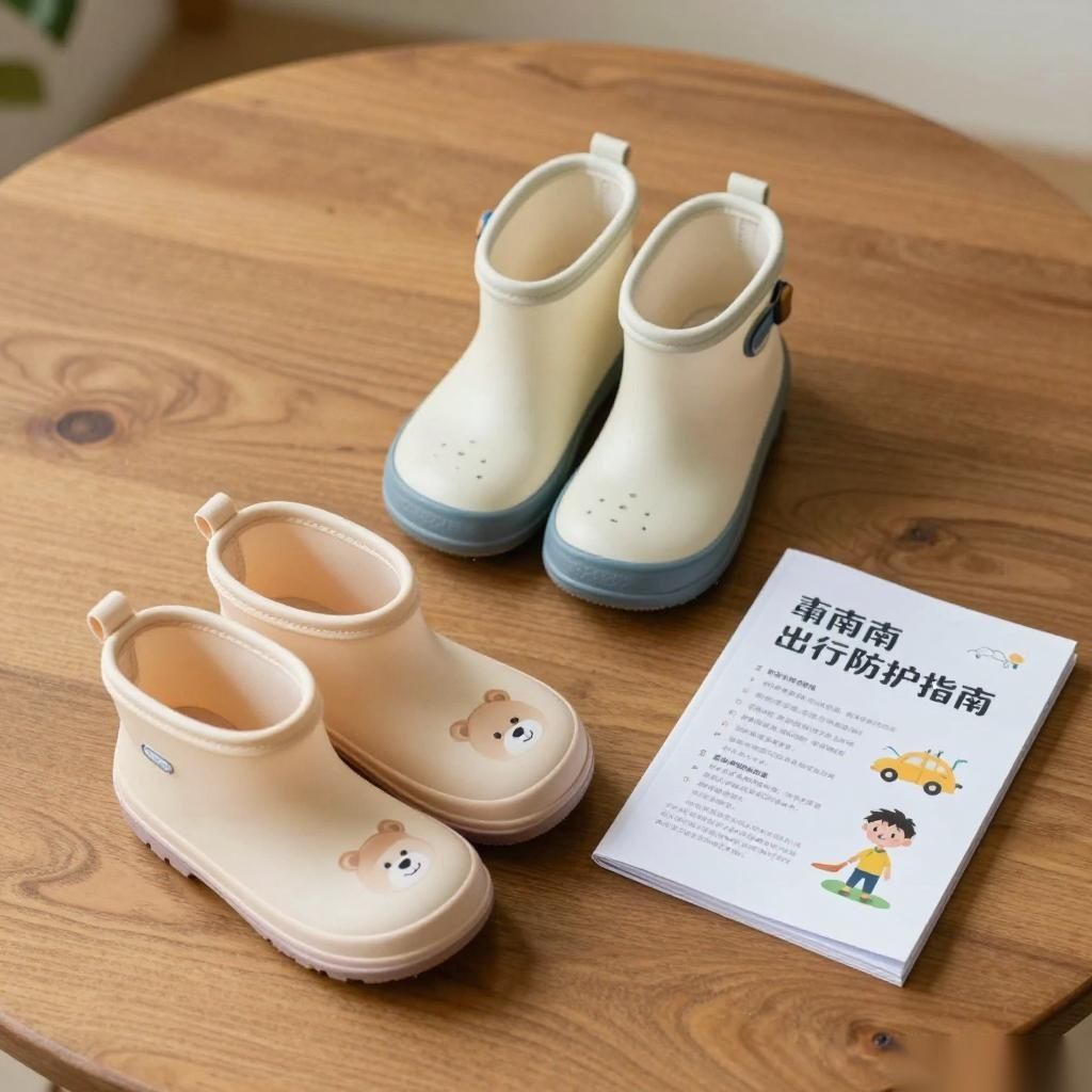 华南暴雨儿童雨鞋怎么选？防水防滑是关键！