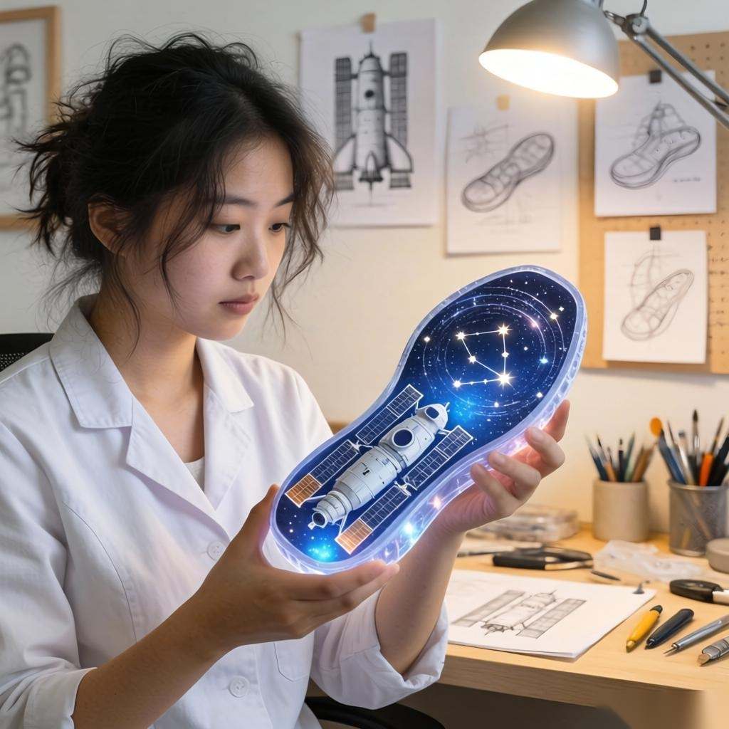 神舟二十一号出舱儿童航天鞋设计外贸定制