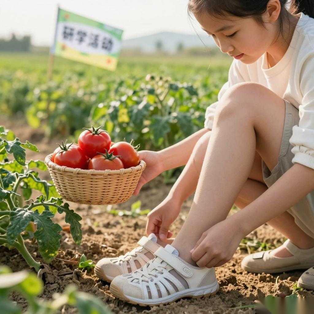 中坝岛采摘节选对童鞋，孩子玩嗨采更多