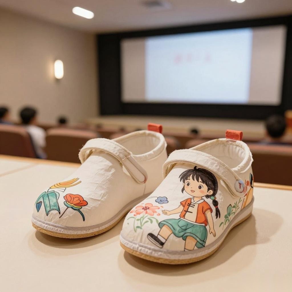 动画《燃比娃》宣纸手绘童鞋，亲子观影传承文化