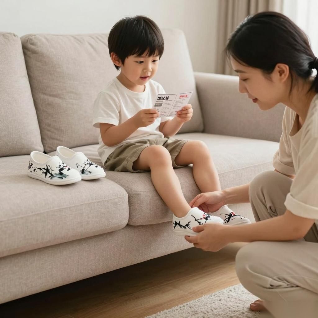 《燃比娃》宣纸手绘童鞋怎么选？亲子观影选型指南