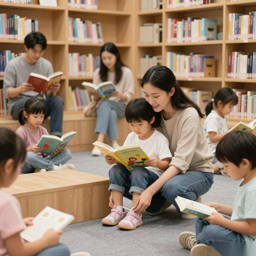 4月20日全民阅读周：静音童鞋助力图书馆打卡