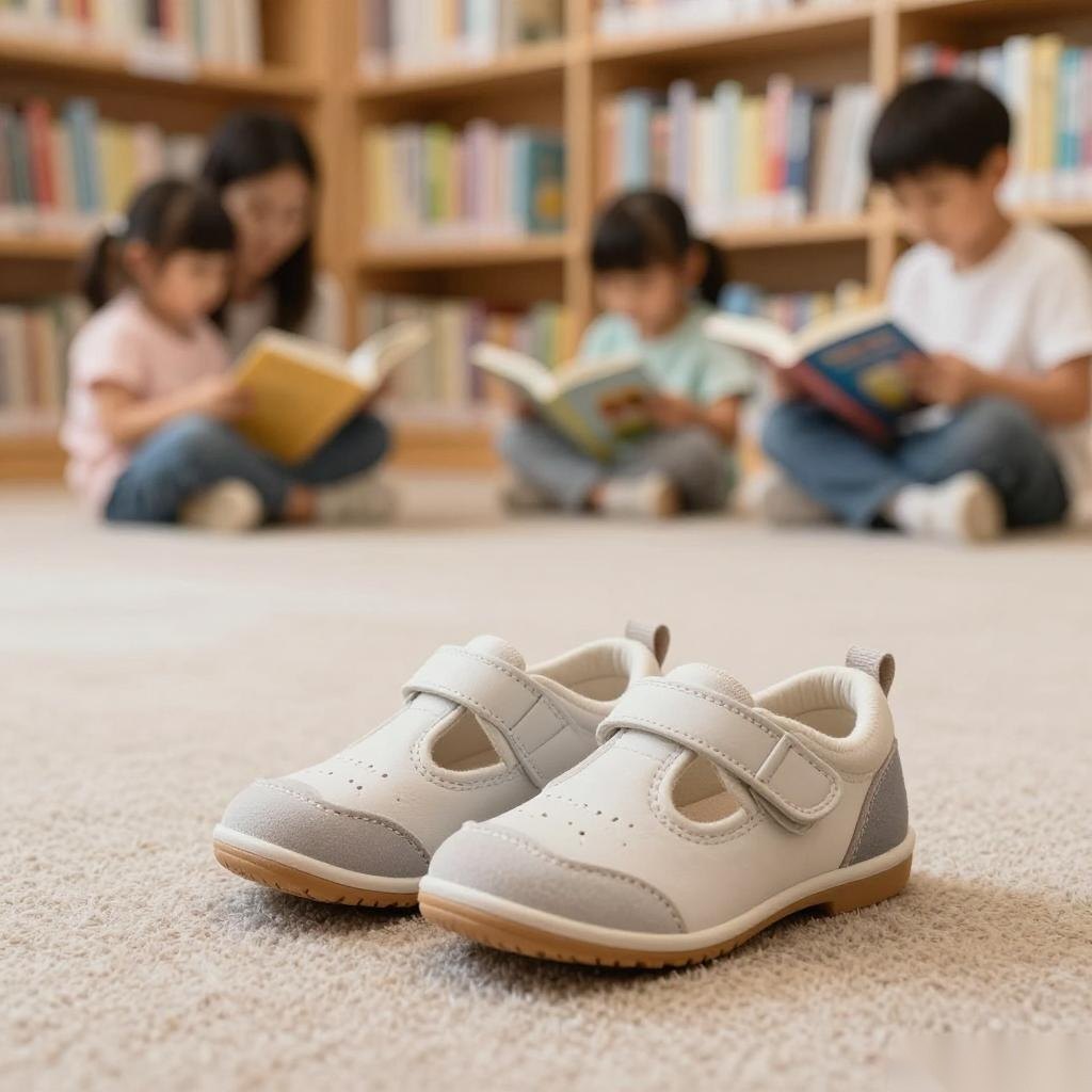 4月20日全民阅读周：静音童鞋助力图书馆打卡