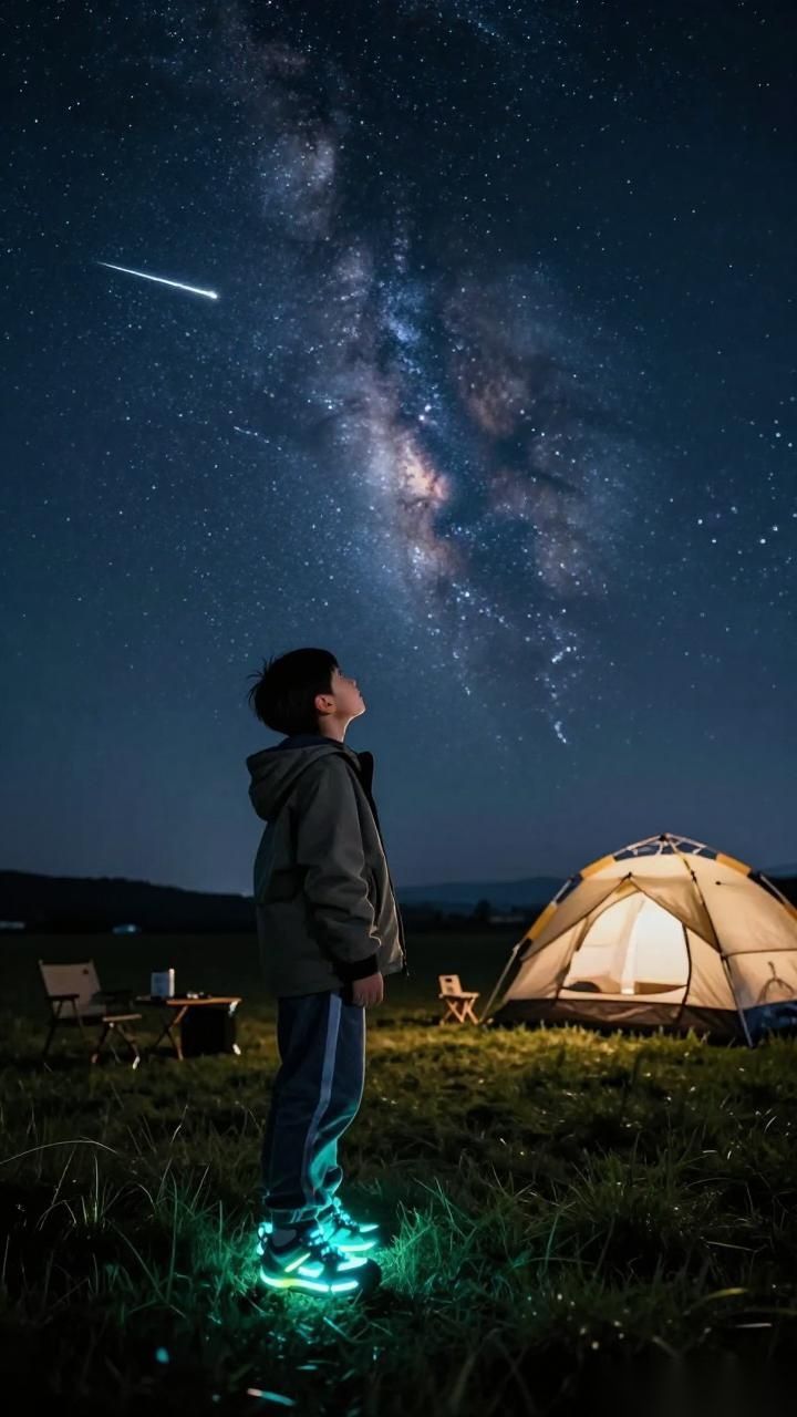 天琴座流星雨亲子观星怎么选鞋？夜光防滑童鞋推荐