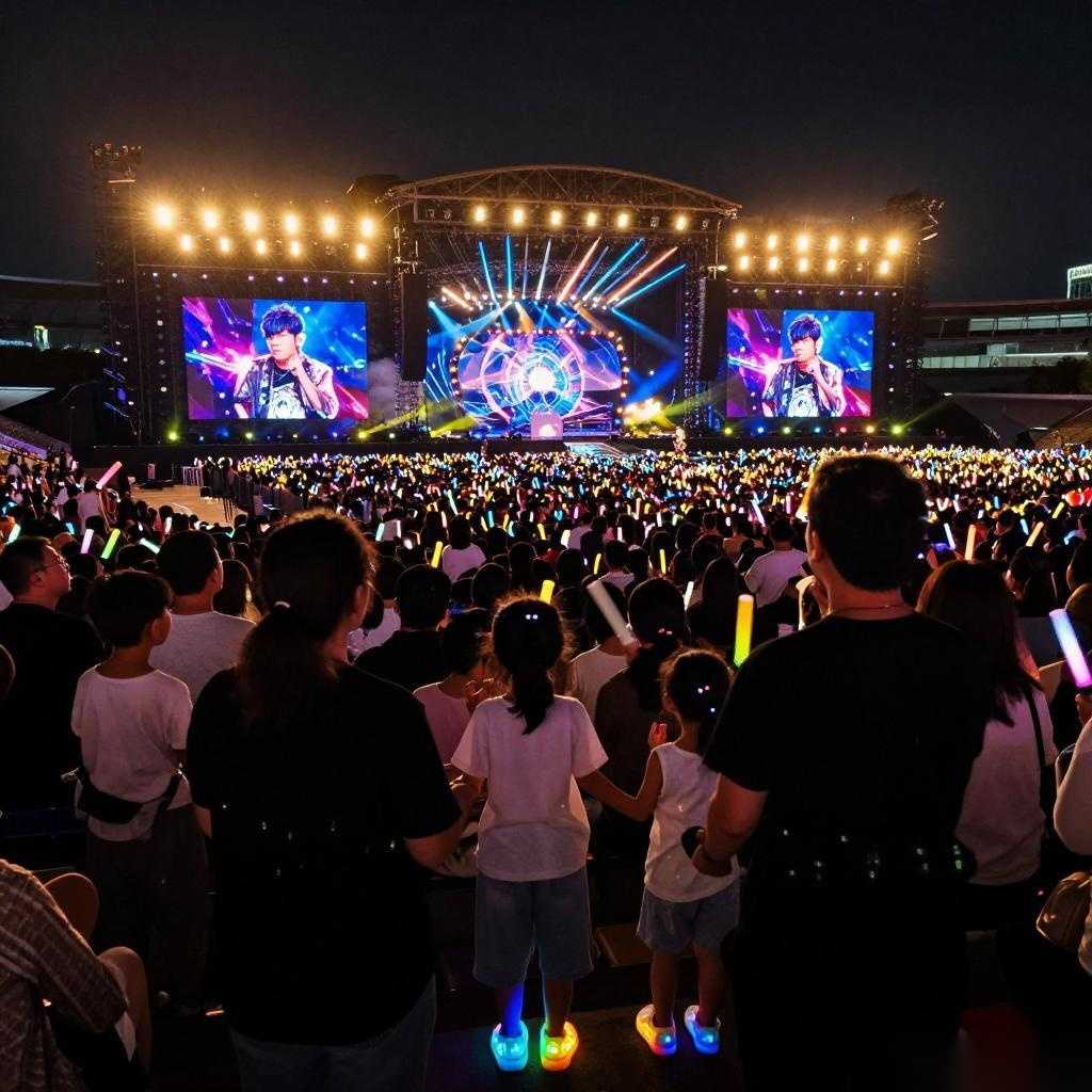 周杰伦演唱会带娃看妙招：荧光童鞋怎么选？