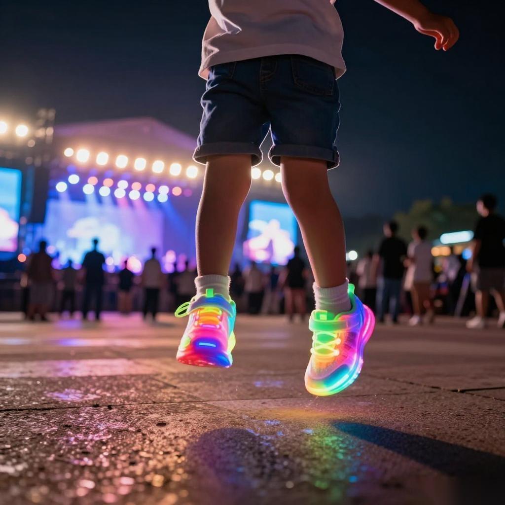 周杰伦演唱会带娃看妙招：荧光童鞋怎么选？