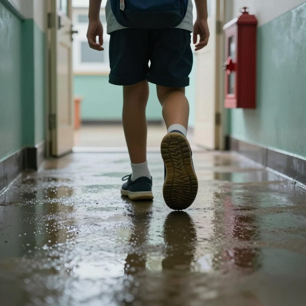 爱国卫生月防滑童鞋：守护孩子安全出行