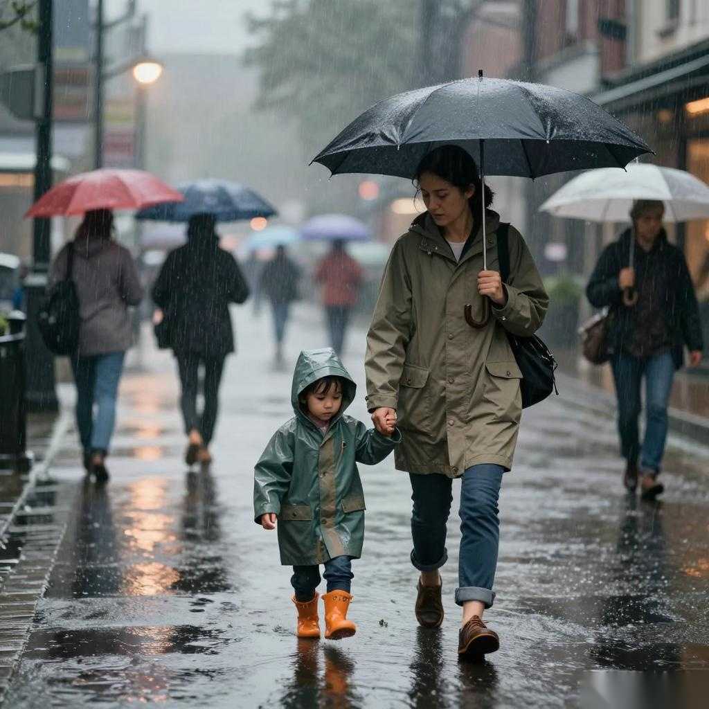暴雨天儿童穿什么鞋？防滑防水童鞋推荐及步行防摔技巧