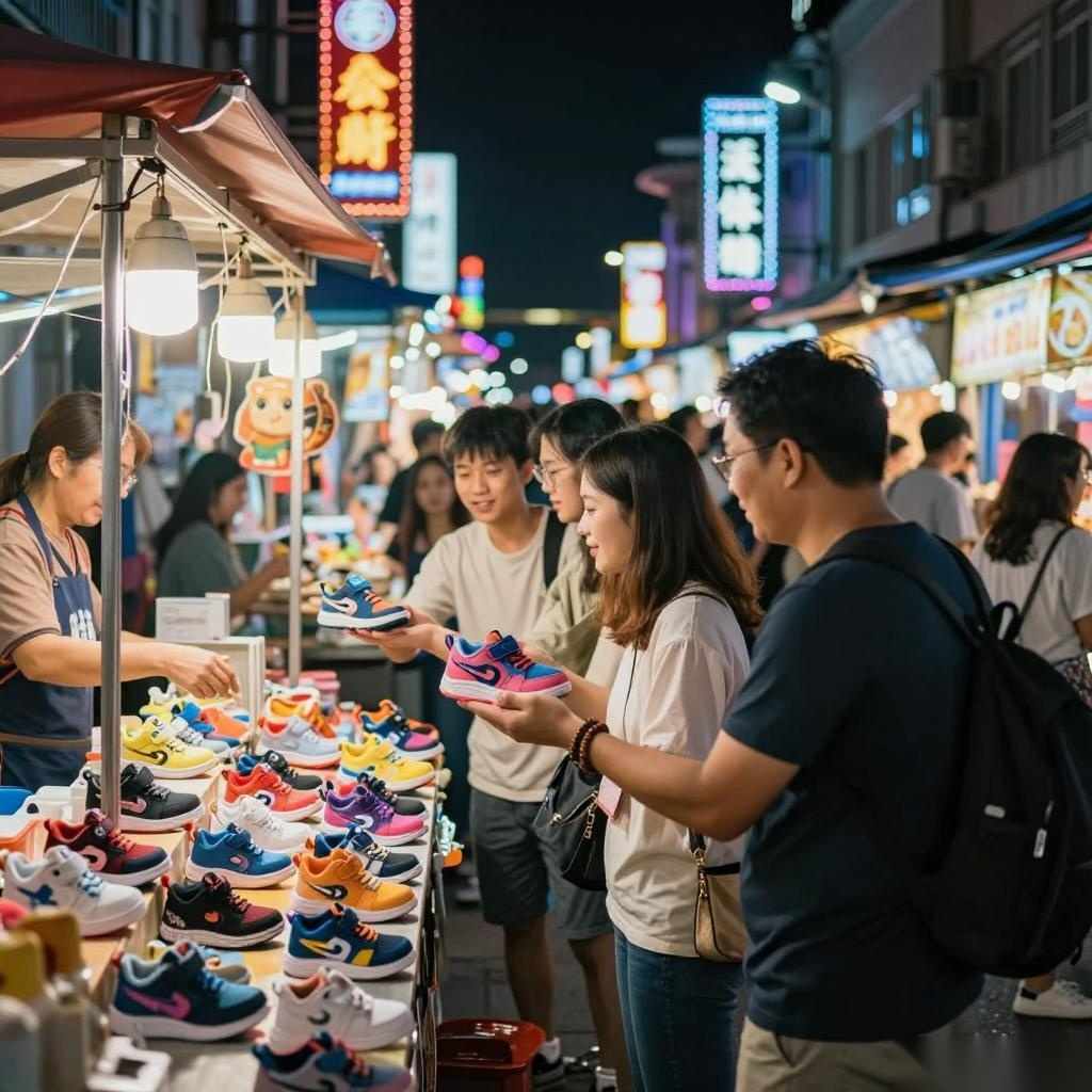 夜市摆摊如何抓住夜间消费回暖的红利？网红断码童鞋批发攻略