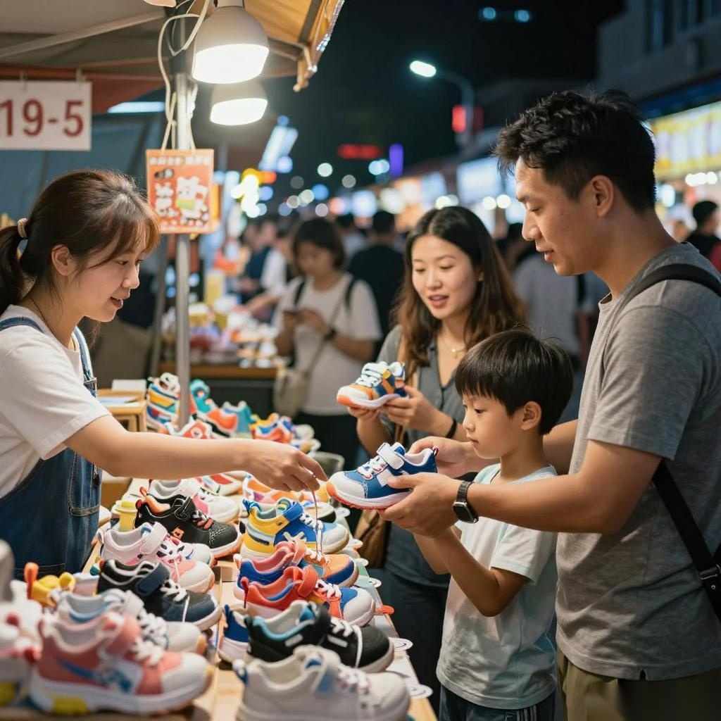 夜市摆摊如何抓住夜间消费回暖的红利？网红断码童鞋批发攻略