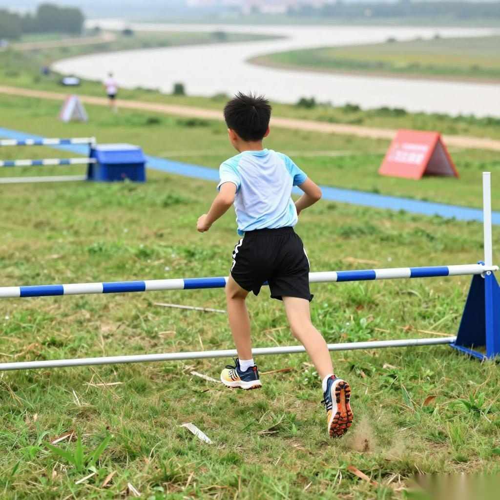 黄河勇士赛，体育赛事，儿童跑鞋，郑州首站4月11日开赛，3-5公里障碍跑，20-26个关卡挑战，轻便透气运动童鞋