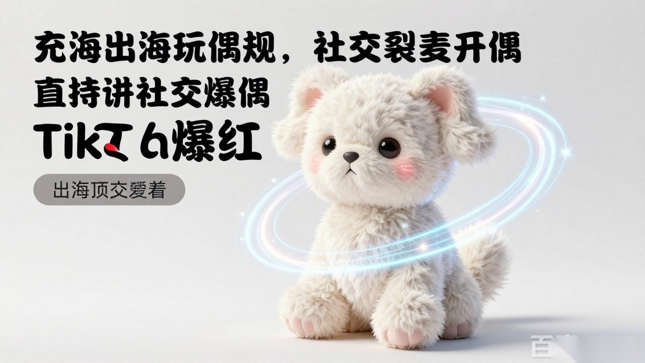 TikTok爆款光绘玩偶童鞋出海实战：3秒吸睛秘籍
