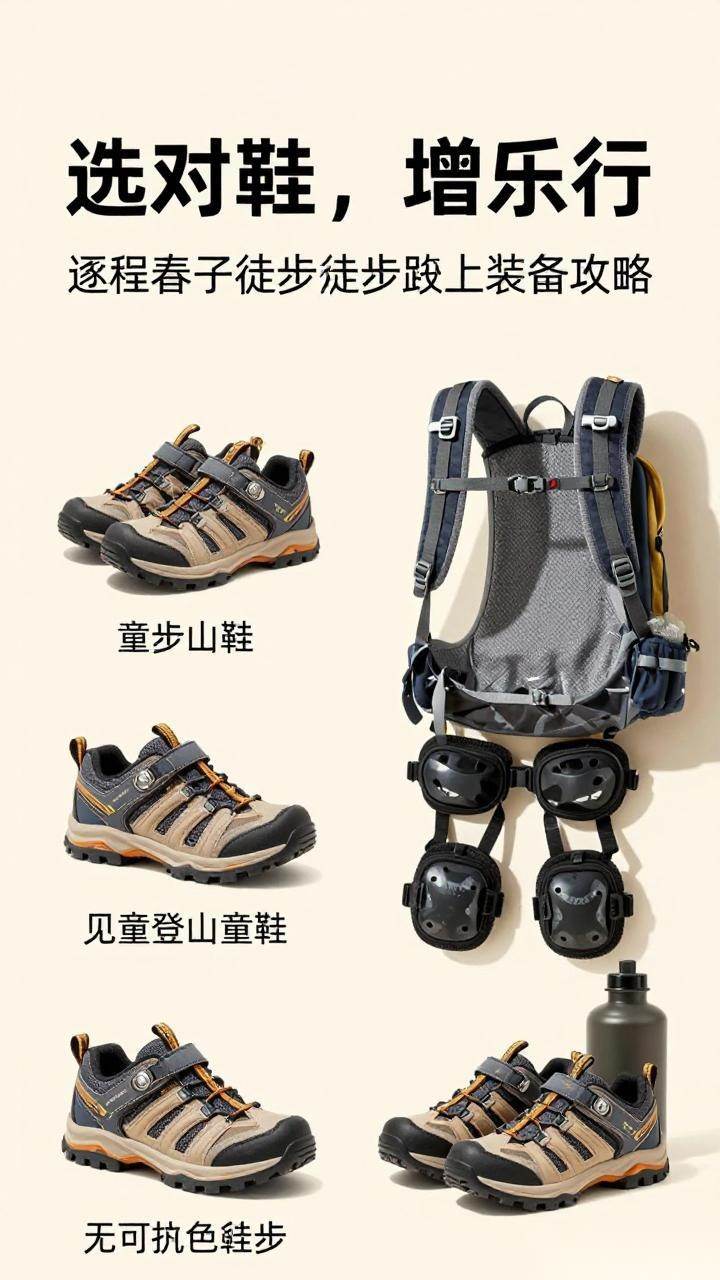 春季亲子徒步登山童鞋装备攻略:选对鞋增乐趣