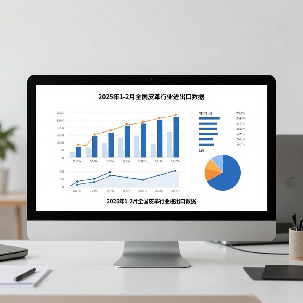 2025年1―2月全国皮革行业进出口量值分析