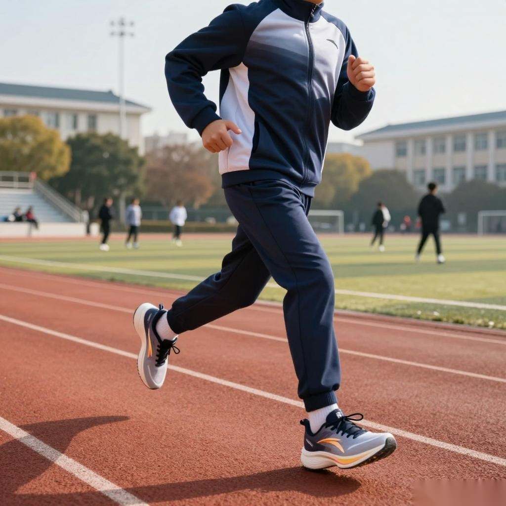 安踏儿童追风 7 代加绒保暖跑鞋（2025 冬季款）