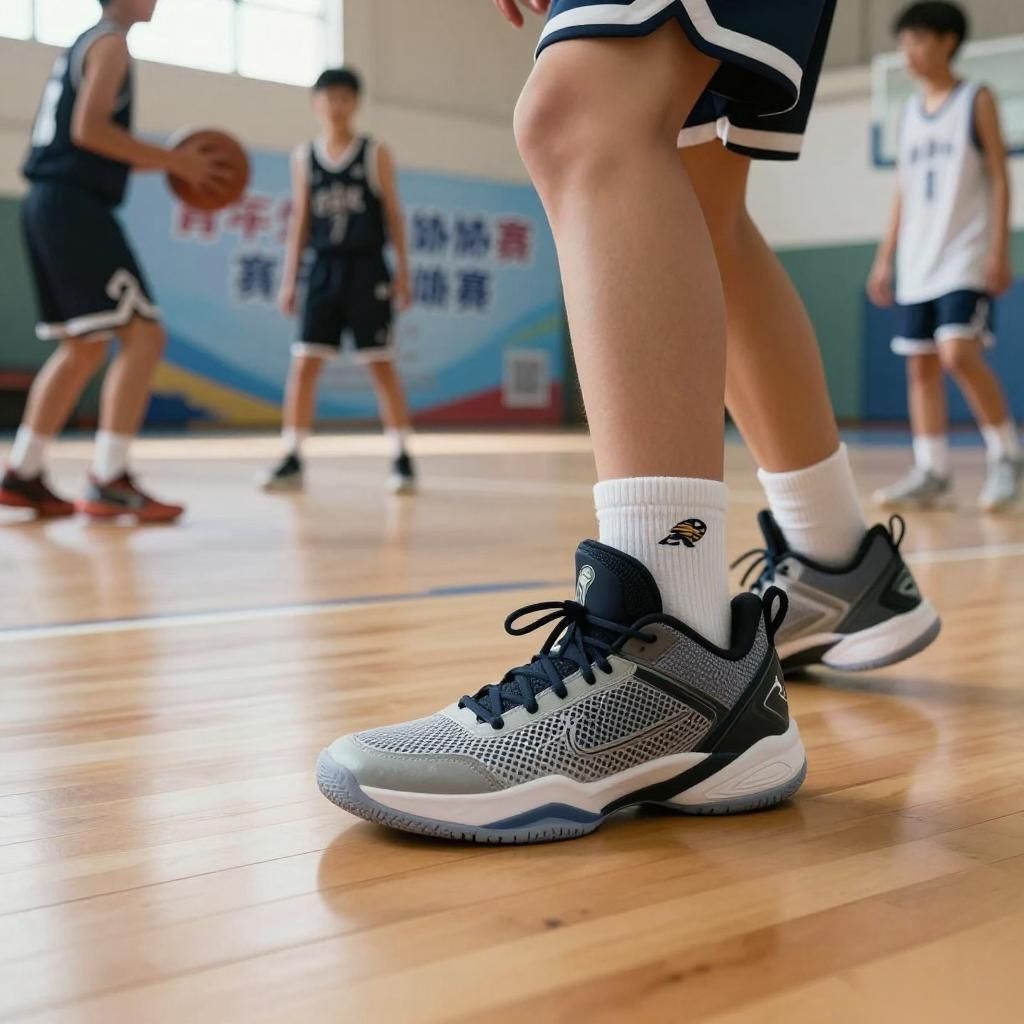 少儿篮球夏季训练鞋履选择之思