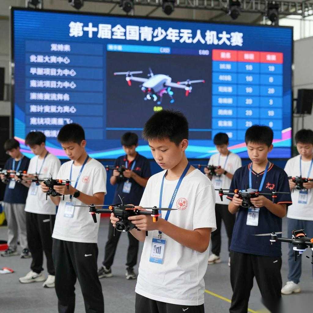 第十届全国青少年无人机大赛背后的科技竞技与青春活力