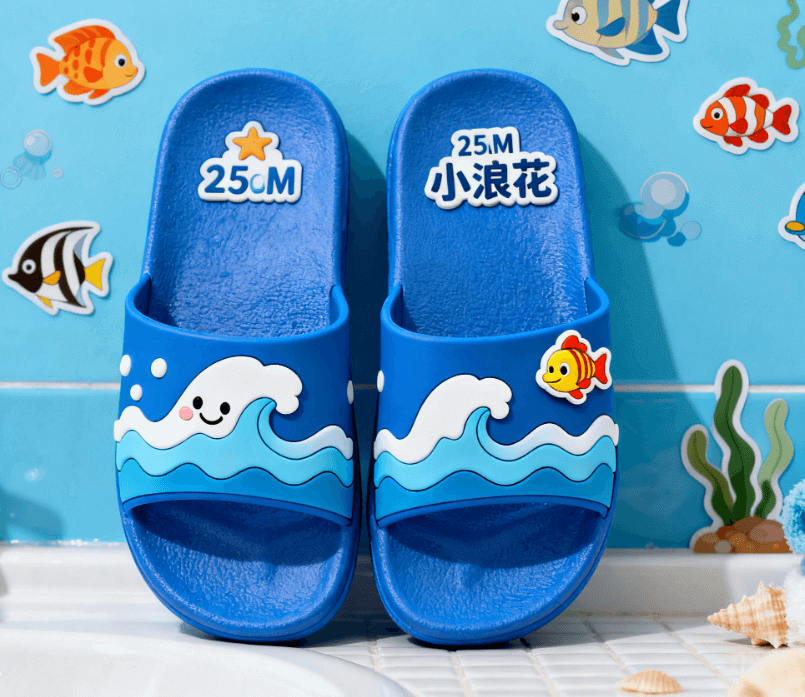 晟胜 “小浪花” 儿童浴室防滑速干拖鞋
