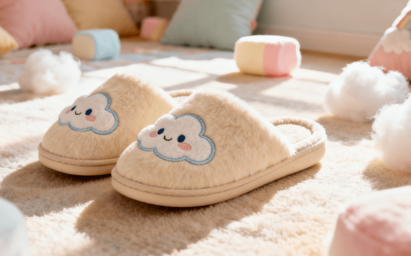 晟胜 “小棉朵” 儿童居家透气防臭拖鞋