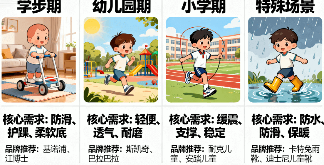 适合新手父母的童鞋品牌选择指南：2025年最佳购买策略