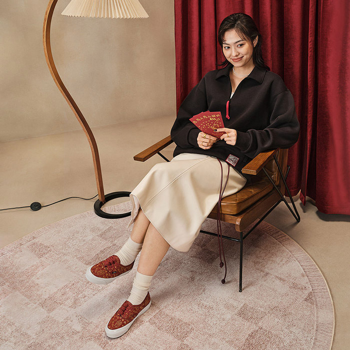 Vans x Bolin 2026马年生肖款Lx Authentic 44 Knot板鞋发售图片4