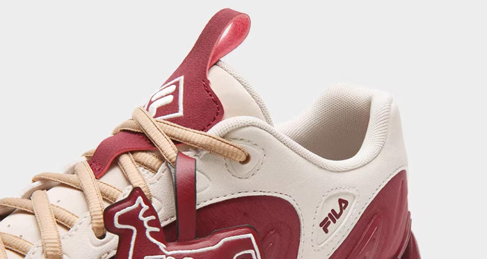 杨幂同款FILA马年新年限定红白配色V头老爹鞋重磅上市图片9