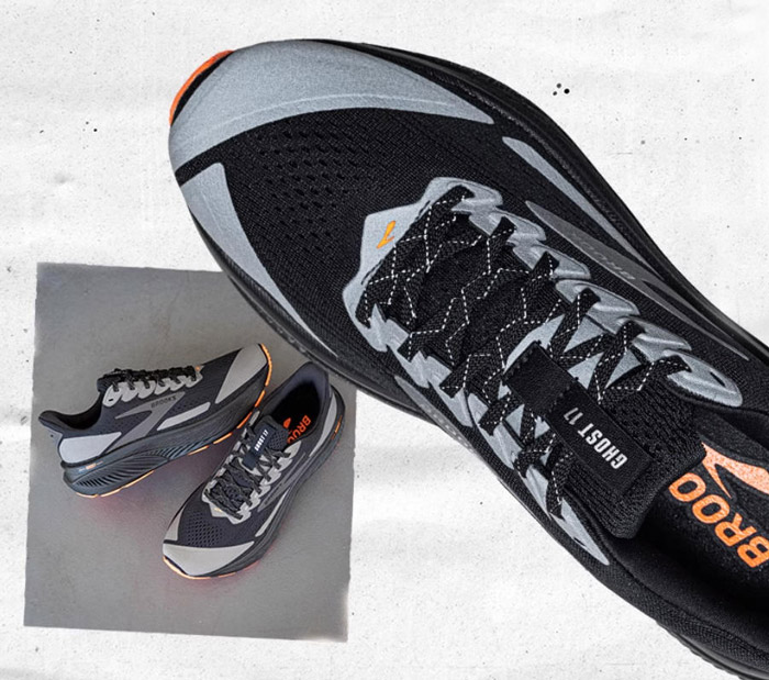 BROOKS 2025全新Ghost 17幽灵17反光跑鞋上市图片7