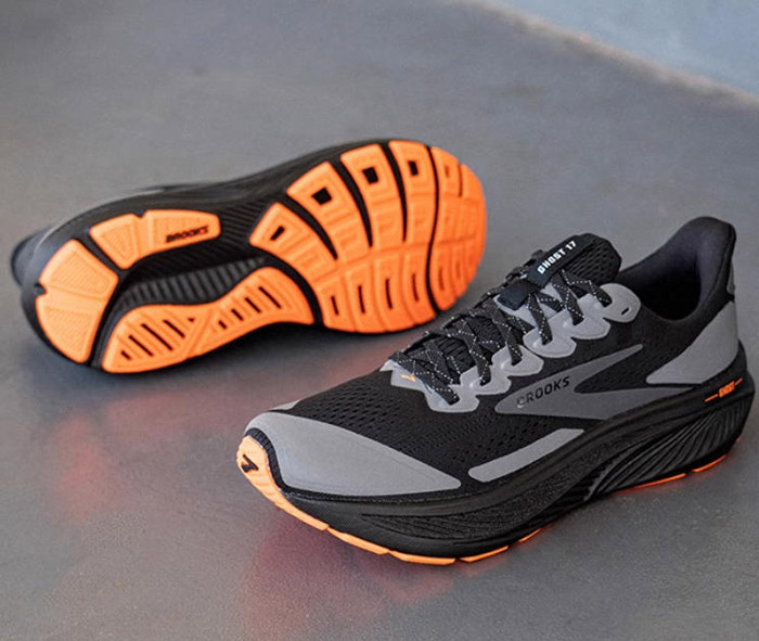 BROOKS 2025全新Ghost 17幽灵17反光跑鞋上市图片9