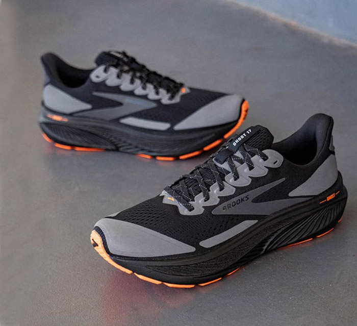 BROOKS 2025全新Ghost 17幽灵17反光跑鞋上市图片5