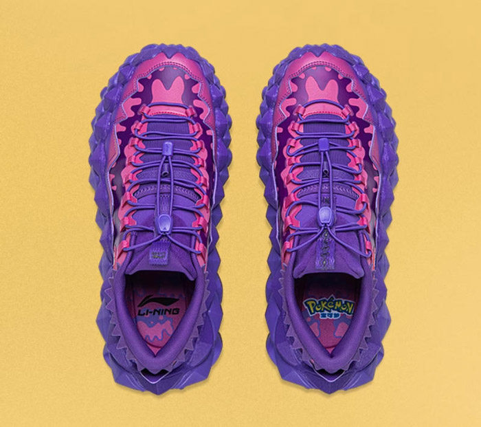 中国李宁 × 宝可梦2025全新联名「星河紫穿山鞋」重磅登场图片6