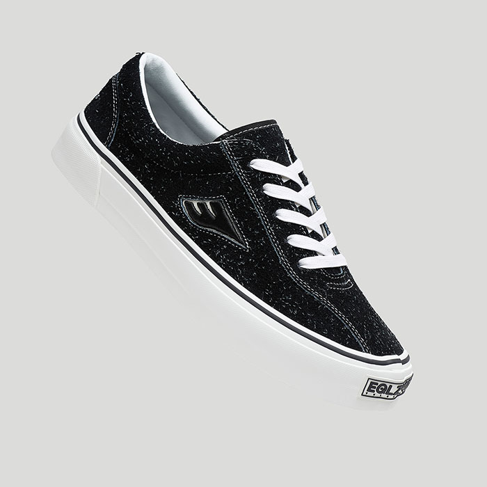 草牌新鞋2025秋季EQLZ 404 ELITE S「霜羽黑」硫化板鞋上市图片1